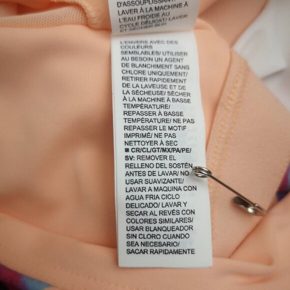 NWT Old Navy Bright Multi Colored Ladies Size XXL Racer Back Sports Bra - Picture 8 of 9